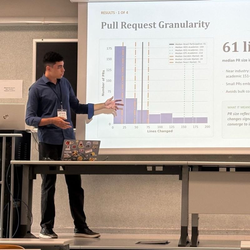 Presenting the pull-request granularity results